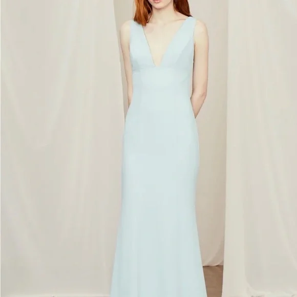 Amsale | Dresses | Amsale Reyna New Ice Crepe Bridesmaid Dress Size 6 |  Poshmark
